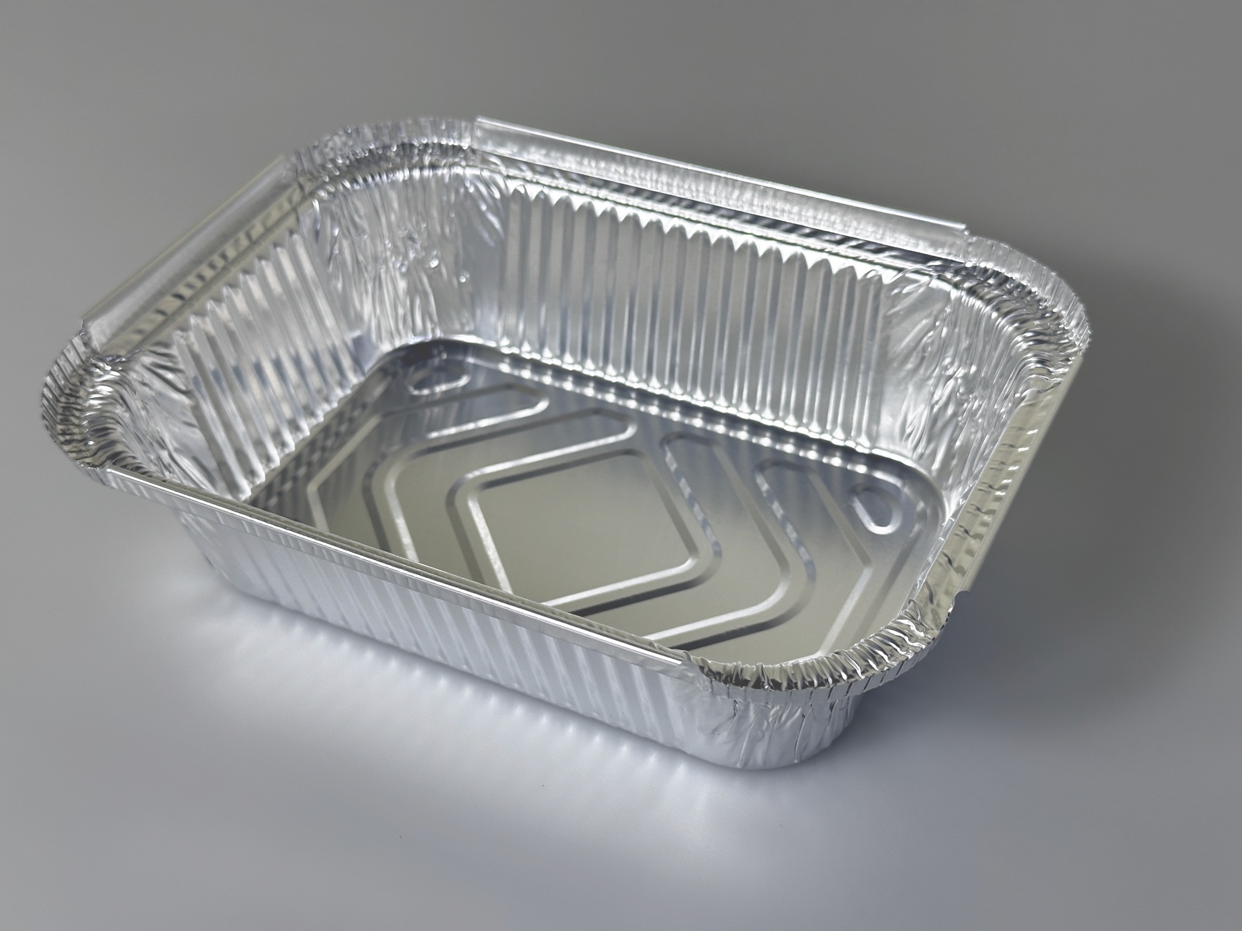Disposable silver aluminum foil food containers with lids